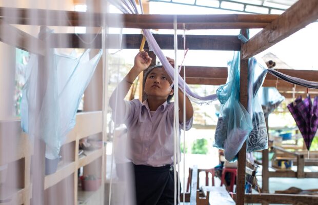Laos, Deaf children weave their way to a better future in Luang Prabang