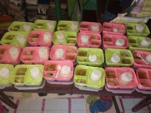 packed lunches for nursery students in Inayawan