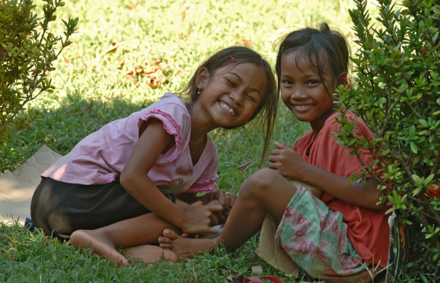 Children in poverty in Southeast Asia and under care from children sponsorship packages