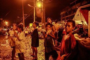 Street children in the Philippines