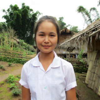Naw Hsa Ree Dah, a Karen sponsored child, Myanmar