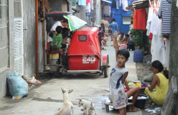 A slum in the Philippines
