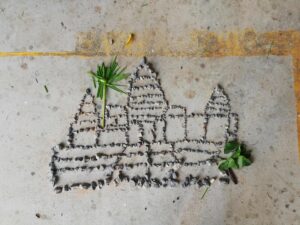 One of the pupil’s creations at the Battambang Centre