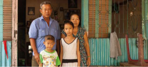 Family who used private lending system, Vietnam