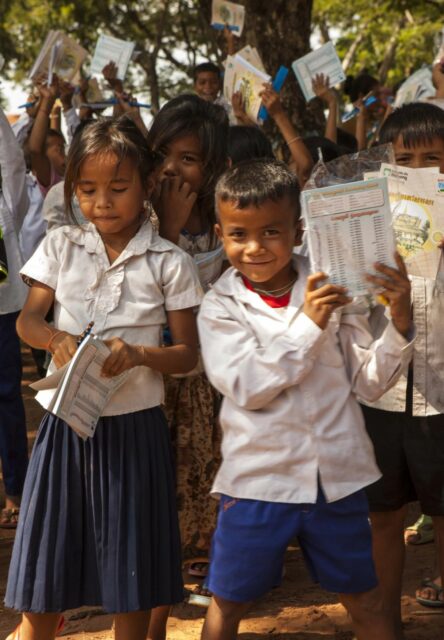 School children in Southeast Asia