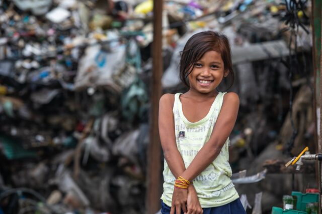 Girl from the Philippines smiling