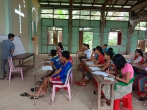 Myanmar school in church